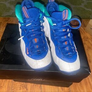 nike foamposite 4.5 multicolor white, green Orange Blue Nike